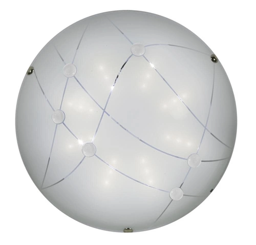 Plafon sufitowy LED Duca 30 nowoczesny szklany okrągły do salonu i sypialni 6500K