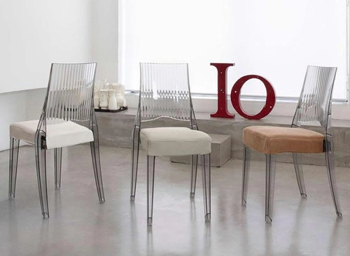 Krzesło Glenda transparentne