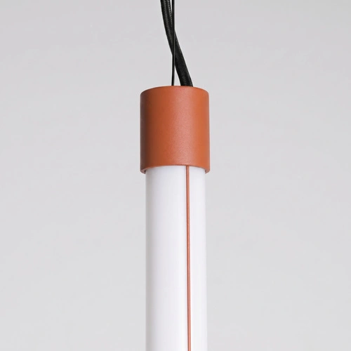 Lampa wisząca TRANG LED do kuchni nad wyspę regulowana terrakota