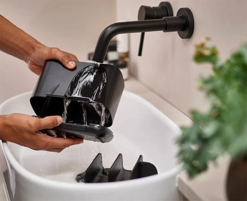 Joseph Joseph EasyStore czarny organizer na szczoteczki do zębów do łazienki, duży, nowoczesny