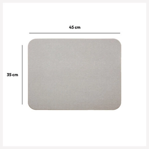 Mata diatomitowa szybkoschnąca szara 35x45 cm 5five simply smart do łazienki i kuchni