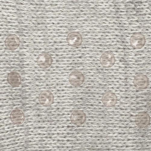 Skarpety ocieplane Intesi szare 36-41 plecione, ciepłe skarpetki na prezent do domu