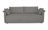 Sofa rozkładana Mondel 3 osobowa sztruksowa szara z funkcją spania i pojemnikiem do salonu
