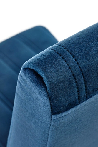 Krzesło tapicerowane Arizona granatowe do jadalni i salonu nowoczesne drewniane Intesi