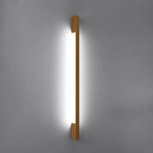 Kinkiet ścienny LED złoty SAPPO M nowoczesny do salonu i sypialni 120 cm Thoro