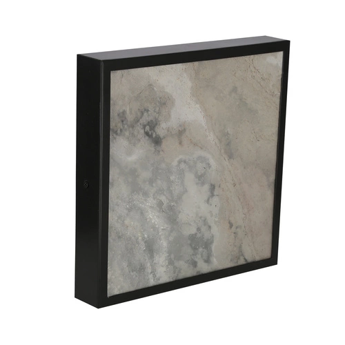 Plafon LED Luxan czarny kwadratowy 29x29 rustykalny do salonu i kuchni CANDELLUX