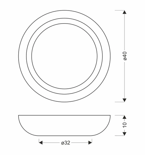 Plafon sufitowy LED Abruzzo szary z drewnem 24W nowoczesny do salonu i sypialni
