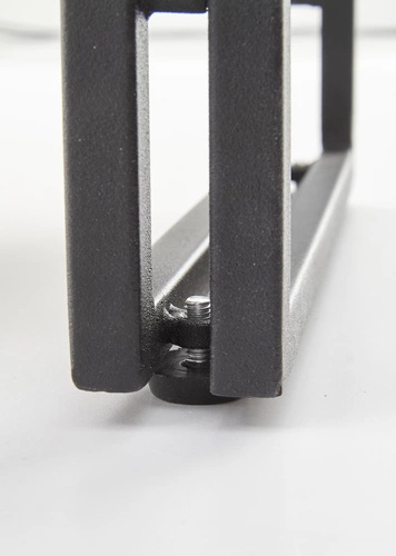 Indar industrialny stolik konsolowy do przedpokoju nowoczesny dąb złoty czarny 90 cm Intesi