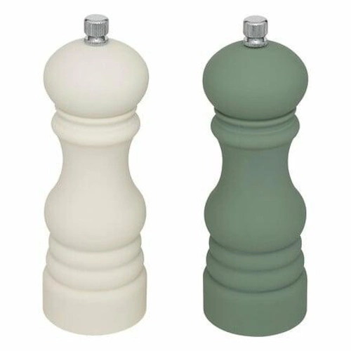 Zestaw 2 młynków Sensia 14,5 cm           biały/zielony