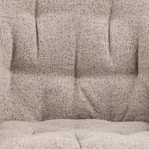 Krzesło tapicerowane Brooke do jadalni obrotowe beżowe z podłokietnikami nowoczesne Actona