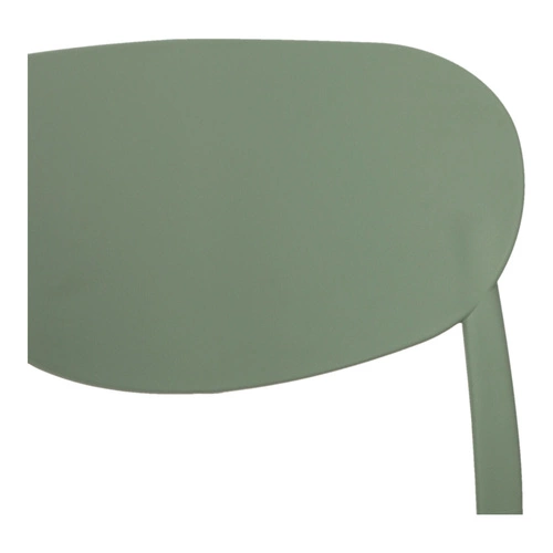 Krzesło Plasta zielone z polipropylenu do kuchni i ogrodu sztaplowane nowoczesne 5five