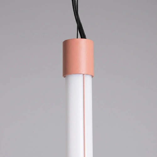Lampa wisząca TRANG 50 LED brzoskwiniowa regulowana nad wyspę