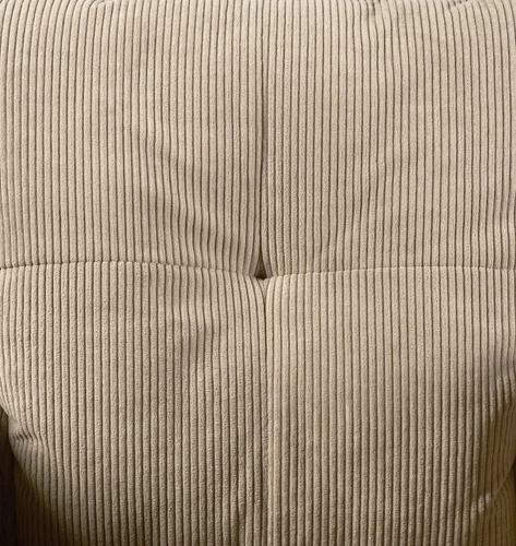 Fotel obrotowy Aldora cappuccino z tkaniny sztruksowej do biura i salonu nowoczesny