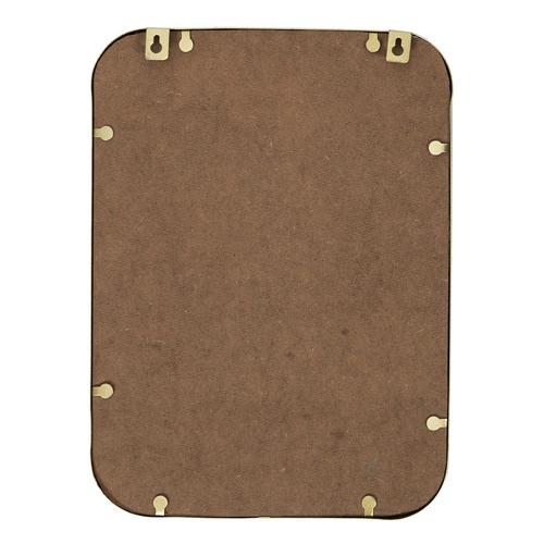 Zestaw 3 luster dekoracyjnych Arcilla złote lustro glamour do przedpokoju i salonu