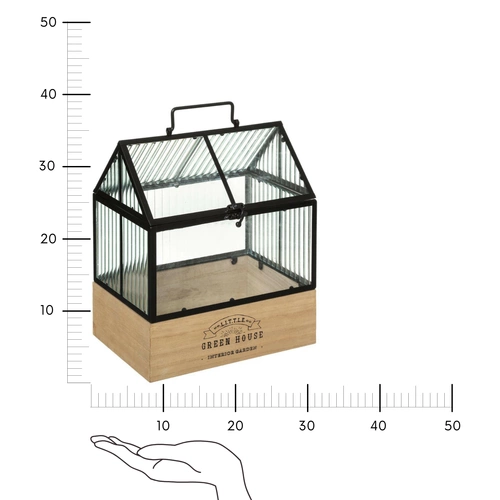 Mini szklarnia czarna