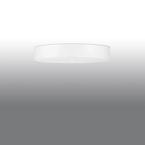 Plafon sufitowy okrągły biały SKALA 80 nowoczesny do salonu kuchni i sypialni Sollux