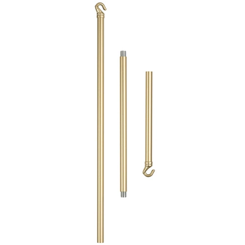 Lampa wisząca STICKS-10 złota nowoczesna regulowana do salonu i jadalni 120 cm