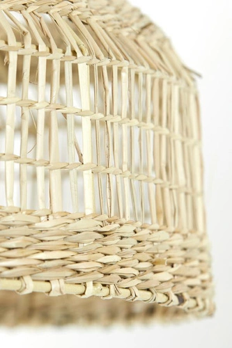 Lampa wisząca Latika nowoczesna pleciona naturalna do salonu i jadalni 45 cm