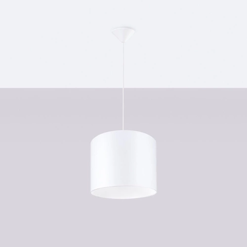 Lampa wisząca NOVA 30 biała minimalistyczna regulowana do salonu i jadalni