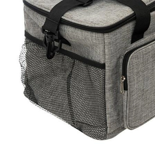 Torba na zakupy z izolacją szara 20L