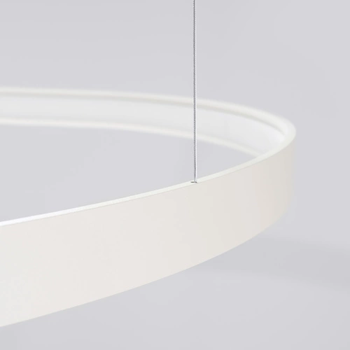 Nowoczesny żyrandol LED RIO 78 beżowy regulowany do salonu, jadalni lub kuchni 78 cm