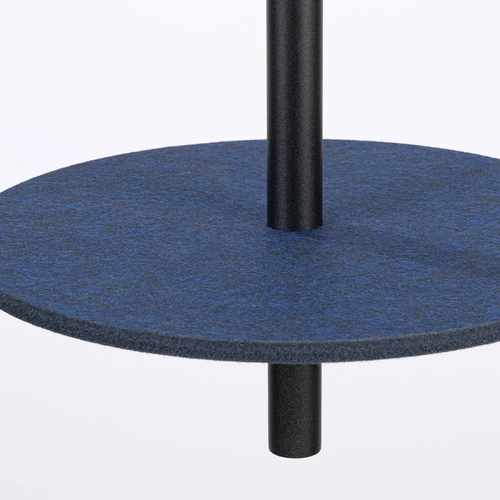 Lampa wisząca FELTRO pojedyncza nowoczesna granatowa do salonu i jadalni 30 cm