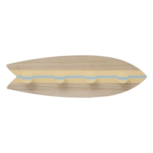 Wieszak ścienny do pokoju dziecka Rhon beżowy nowoczesny z haczykami Atmosphera