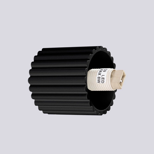 Kinkiet ścienny HALO czarny nowoczesny IP44 do łazienki salonu i sypialni SOLLUX LIGHTING