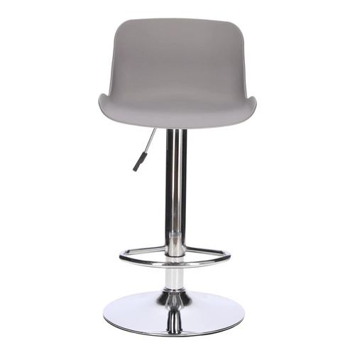 Stołek barowy Inge szary/ chrom Outlet