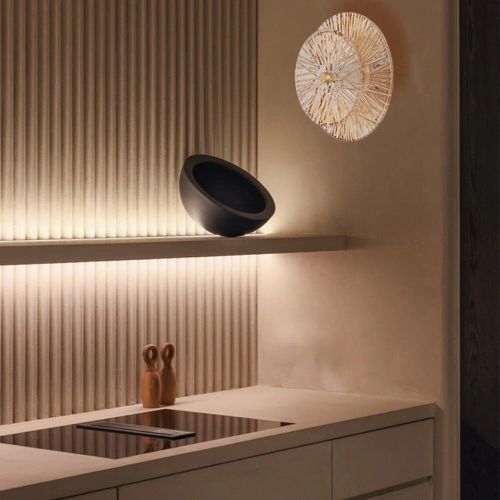 LUXIO nowoczesna lampa sufitowa LED szklana bursztynowa do salonu 20 cm Step into Design