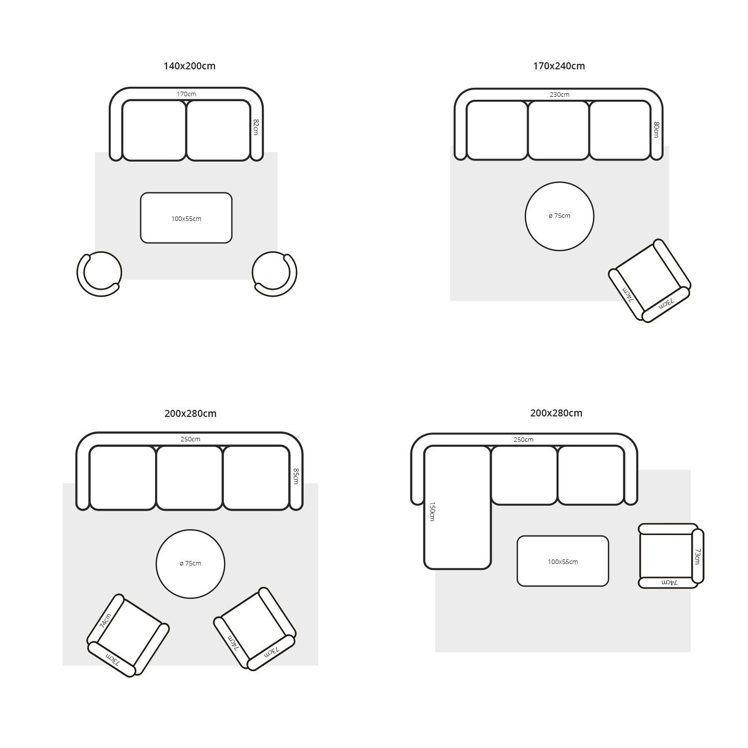 Dywan do salonu Marble skandynawski wełniany ręcznie tkany kolorowy 200x300 cm CARPETS & MORE