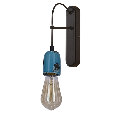 Kinkiet Vider lampa czarny 1x40W E27