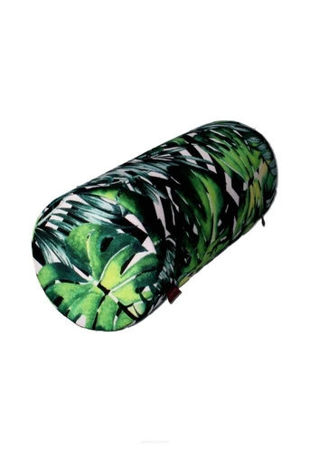 Poduszka wałek dekoracyjna Hipno Monstera 15x40 cm antyalergiczna do salonu Intesi