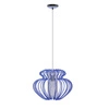 Lampa wisząca Imperia 1x60W E27 450x330  mała niebieska