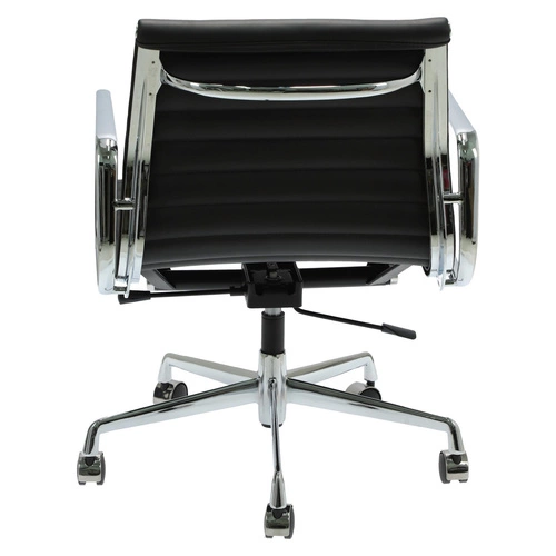 Fotel biurowy ergonomiczny CH1171 PREMIUM skórzany obrotowy czarny inspirowany EA117