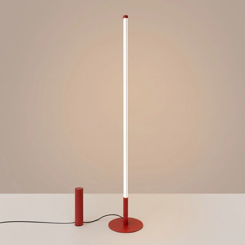 TRANG lampa stojąca do salonu nowoczesna LED czerwona 3000K