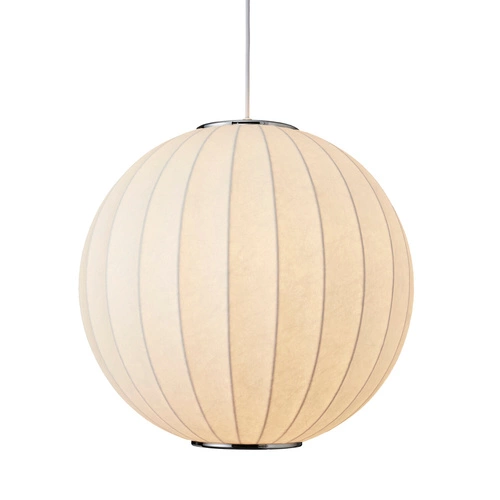 Lampa wisząca kula SILK biała 30 cm regulowana do salonu i kuchni Step into Design