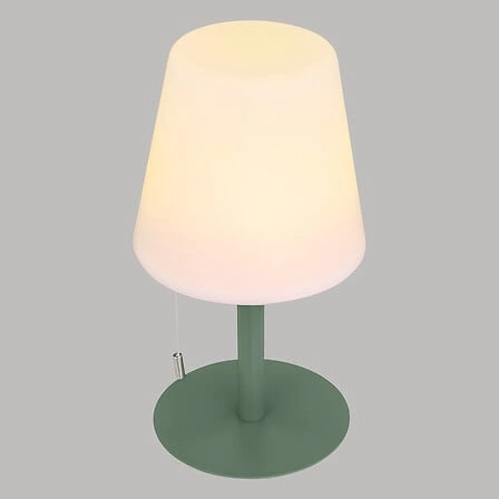 Lampka nocna LED Zack zielona Atmosphera nowoczesna akumulatorowa do sypialni i na taras