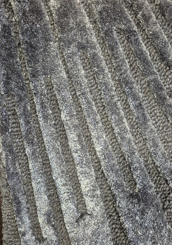 Dywan okrągły Radius Grey 200 cm nowoczesny wełniany do salonu i sypialni Carpet Decor