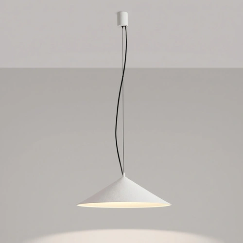 Lampa wisząca FINT biała LED do salonu regulowana nowoczesna