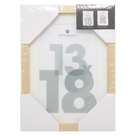 Ramka na zdjęcia 13x18 złota Manu Atmosphera nowoczesna na ścianę lub biurko