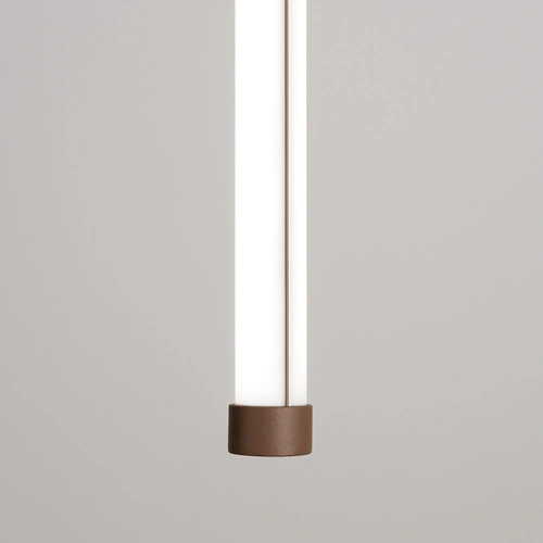 Lampa wisząca TRANG 75 brązowa LED nad wyspę regulowana 4000K