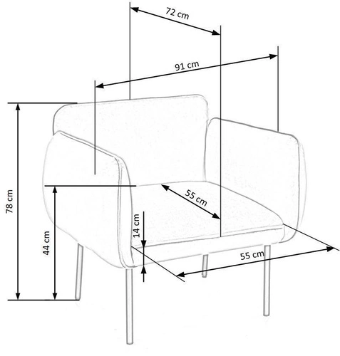 Fotel kubełkowy Canaria welur zielony ciemny do salonu nowoczesny z podłokietnikami Intesi