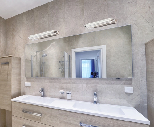 Kinkiet ścienny LED Quasar chrom 47 cm nowoczesny regulowany do salonu i sypialni CANDELLUX