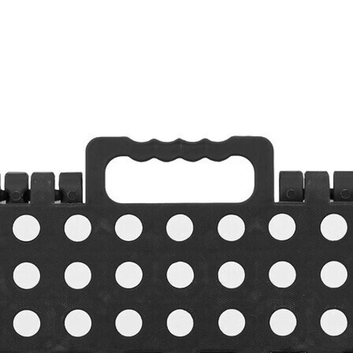 Stołek plastikowy składany 22 cm czarny 5five simply smart do kuchni i łazienki