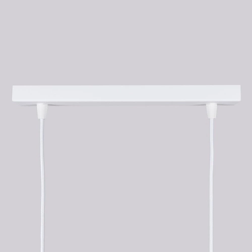 Lampa wisząca KARBON 2 biała nowoczesna regulowana do salonu kuchni lub nad stół