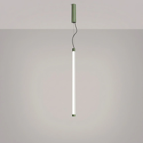 Lampa wisząca TRANG szałwiowa LED regulowana nad wyspę 4000K