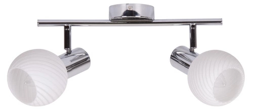 Lampa sufitowa Turno listwa 2x40W E14  chrom