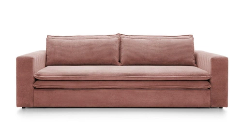Sofa Ulnes z funkcją spania różowa Poso   29