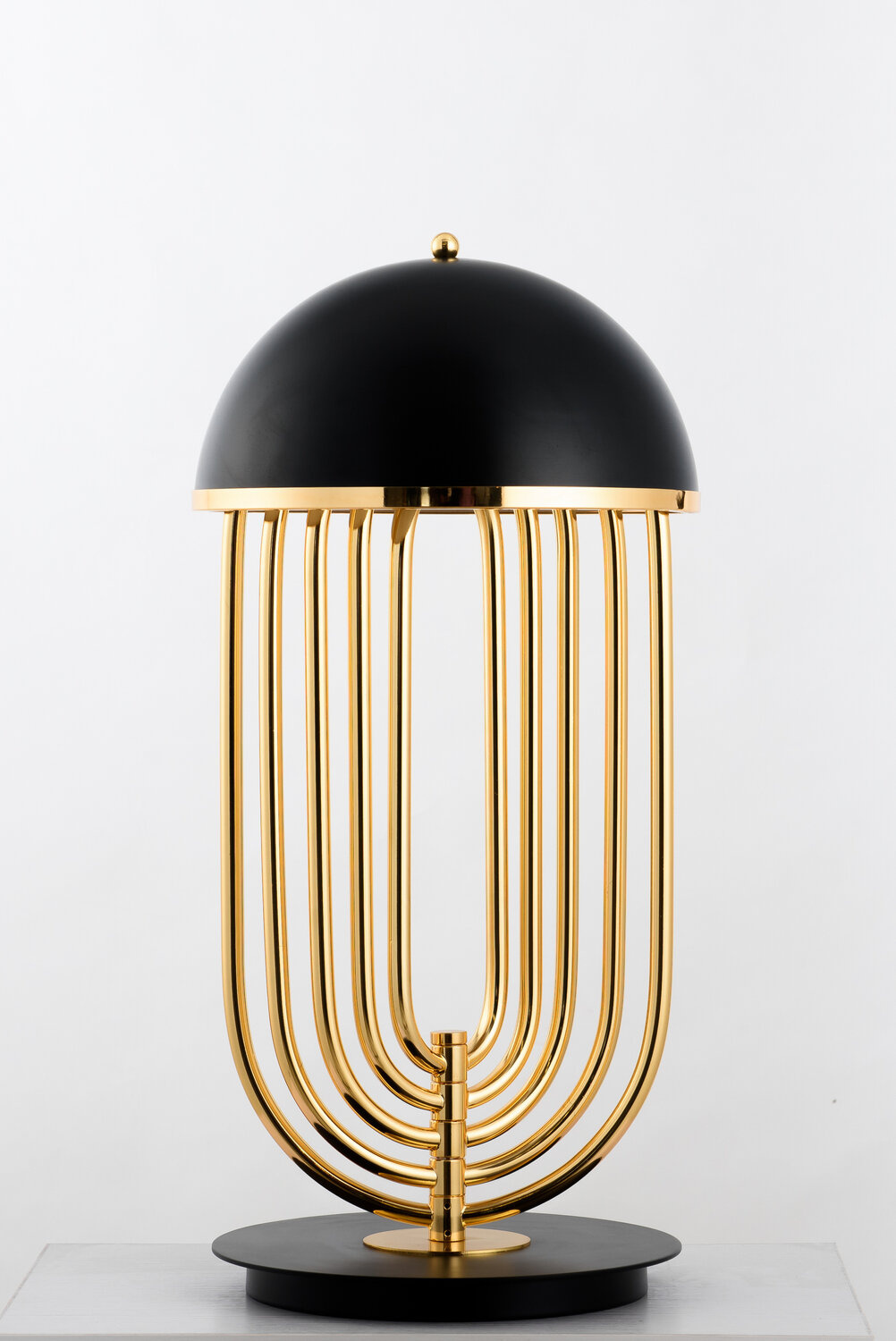 Lampa stołowa DOLCE VITA czarno - złota